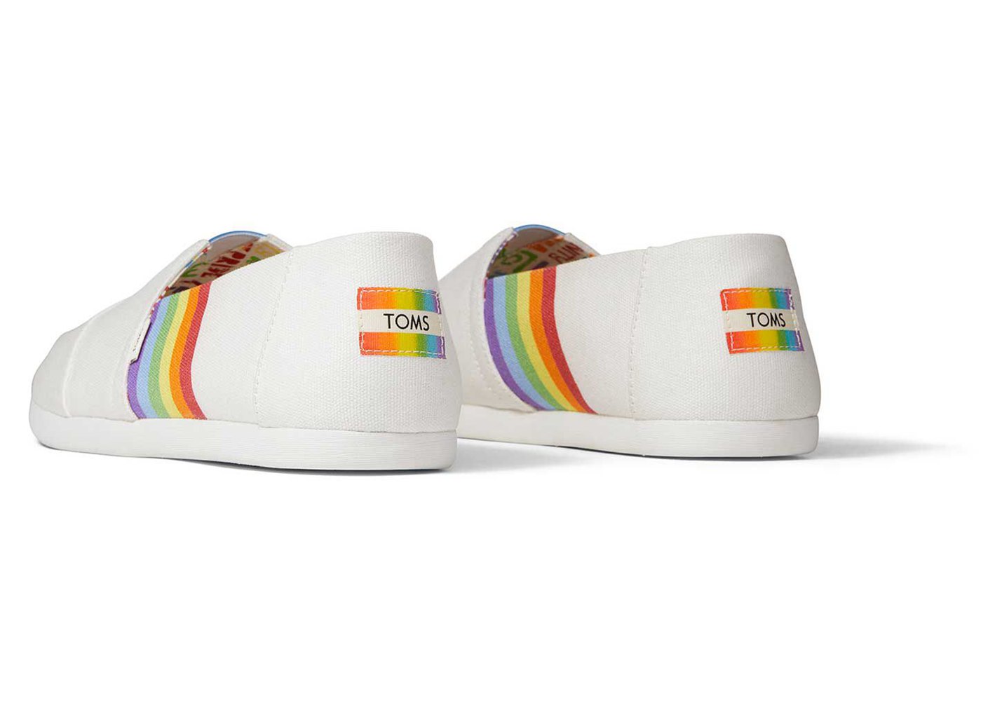 Toms Alpargata Unity Rainbow Espadrille White - Mens - 08371-TYZI